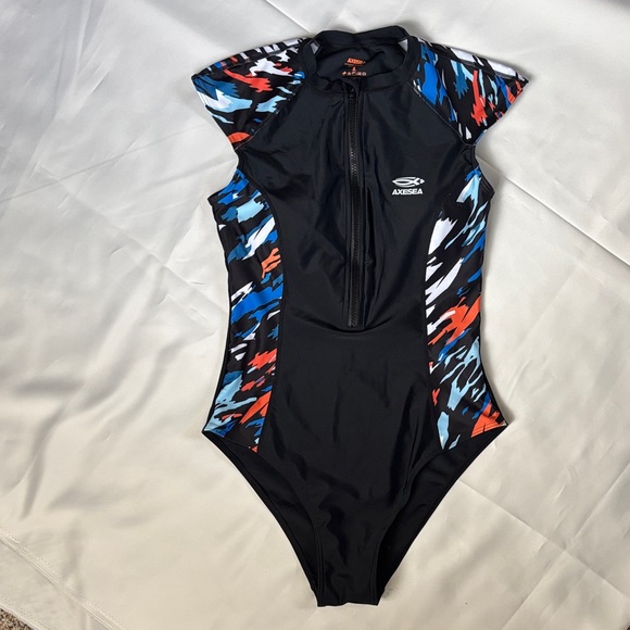 Axesea Other - Axesea Black and Multicolor Swimsuit SZ 8